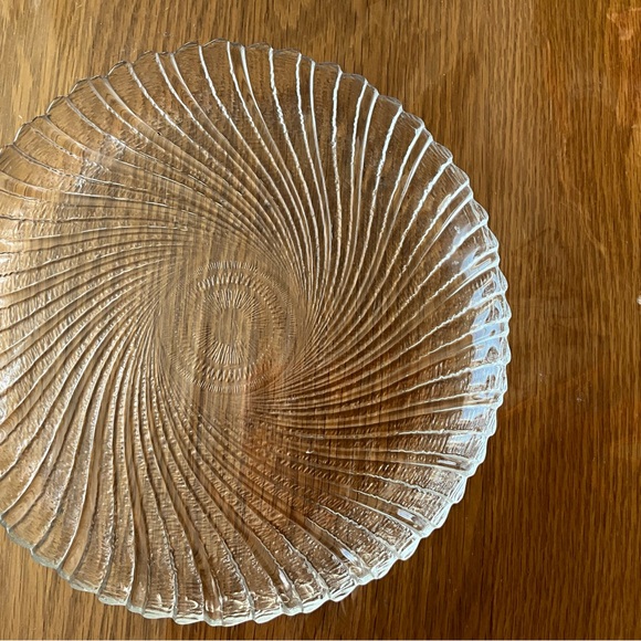 Vintage ARCOROC Seabreeze Swirl 7½” Salad Sandwich Dessert Plates Set Of 4 - Picture 3 of 7